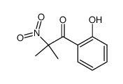 1-(2-羟基苯基)-2-甲基-2-硝基-1-丙酮 结构式