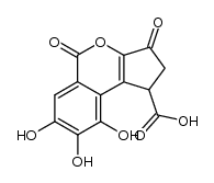Cyclopenta[c][2]benzopyran-1-carboxylic acid, 1,2,3,5-tetrahydro-7,8,9-trihydroxy-3,5-dioxo-, (+)- 结构式