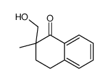 3,4-二氢-2-(羟甲基)-2-甲基-1(2H)-萘酮 结构式