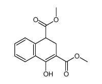 1,2-二氢-4-羟基-1,3-萘二甲酸-1,3-二甲酯 结构式
