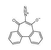 6-diazo-5,7-dioxo-6,7-dihydro-5H-dibenzo[a,c]cycloheptene 结构式