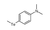 N,N-二甲基-4-甲基碲基苯胺 结构式