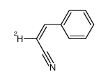 (Z)-2-dutereo-3-phenylacrylonitrile 结构式