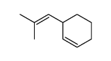 3-(2-甲基丙-1-烯-1-基)环己-1-烯 结构式