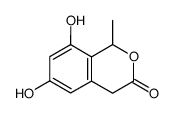 6,8-二羟基-1-甲基异色满-3-酮 结构式