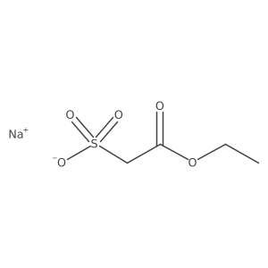 2-乙氧基-2-氧代乙烷-1-磺酸钠 结构式