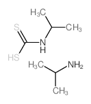 propan-2-amine,propan-2-ylcarbamodithioic acid 结构式