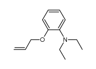 2-烯丙氧基-N,N-二乙基苯胺 结构式