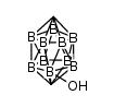 2-羟基-1,12-二碳代-闭式-十二硼烷 结构式