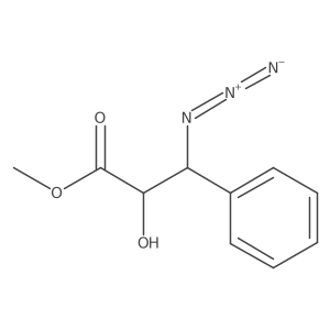 Methyl (alphaR,betaS)-beta-Azido-alpha-hydroxybenzenepropanoate 结构式