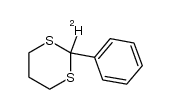 2-氘代-2-苯基-1,3-二噻烷 结构式