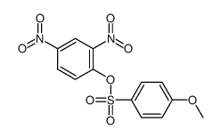 (2,4-dinitrophenyl) 4-methoxybenzenesulfonate 结构式