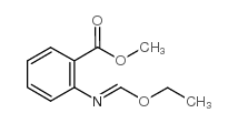 2-[(乙氧基亚甲基)氨基]苯甲酸甲酯 结构式