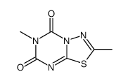 2,6-二甲基-[1,3,4]噻二唑并[3,2-a][1,3,5]三嗪-5,7-二酮 结构式