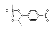Acetamide, N-[(methylsulfonyl)oxy]-N-(4-nitrophenyl)- 结构式