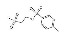 2-(甲磺酰基)乙基对甲苯磺酸酯 结构式