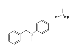 benzylphenylmethyl sulfonium fluoroborate 结构式