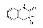3-氯-3-甲基-3,4-二氢喹啉-2(1H)-酮 结构式