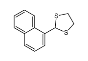 2-(1-萘基)-1,3-二硫戊环 结构式