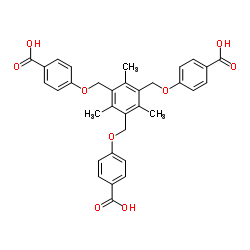 均三甲苯基-1,3,5-三亚甲基氧代-对三苯甲酸 结构式