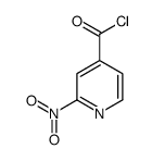 2-硝基-4-吡啶甲酰氯 结构式