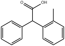 2-甲基-α-苯基苯乙酸 结构式