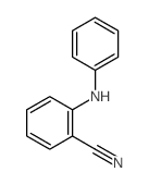 2-苯氨基苯甲腈 结构式