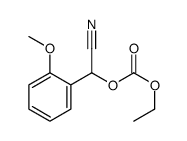 Carbonic acid, cyano(2-methoxyphenyl)methyl ethyl ester 结构式