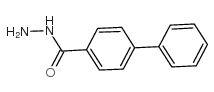 4-联苯基羧酸肼 结构式