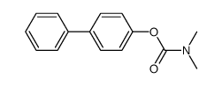 Carbamic acid, N,N-dimethyl-, [1,1'-biphenyl]-4-yl ester 结构式