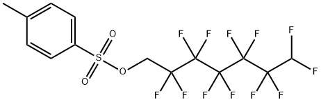 2,2,3,3,4,4,5,5,6,6,7,7-十二氟庚基4-甲基苯磺酸酯 结构式