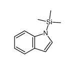 1-(三甲基硅基)吲哚 结构式
