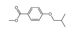 4-异丁氧基苯甲酸甲酯 结构式