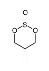 5-亚甲基-1,3,2-二氧硫杂环己烷 2-氧化物 结构式