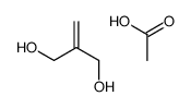 1,3-Propanediol, 2-methylene-, 1-acetate 结构式