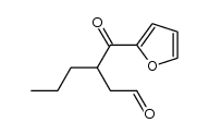 3-(2-呋喃甲酰基)己醛 结构式
