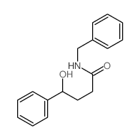 N-苄基-4-羟基-4-苯基丁酰胺 结构式