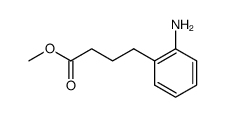 4-(2-aminophenyl)butanoic acid methyl ester 结构式