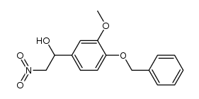 3-甲氧基-α-(硝甲基)-4-(苄氧基)苯甲醇 结构式