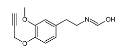 Formamide, N-[2-[3-methoxy-4-(2-propyn-1-yloxy)phenyl]ethyl]- 结构式