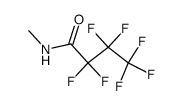 2,2,3,3,4,4,4-七氟-N-甲基丁酰胺 结构式
