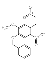 4-(Benzyloxy)-5-methoxy-β,2-dinitrostyrene 结构式