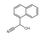 (αR)-α-羟基-1-萘乙腈 结构式