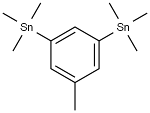 Stannane, (5-methyl-1,3-phenylene)bis[trimethyl- (9CI) 结构式