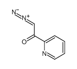 2-重氮-1-(2-吡啶基)乙酮 结构式