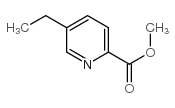 5-乙基-2-吡啶羧酸甲酯 结构式