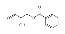 3-苯甲酰氧基-2-羟基丙醛 结构式