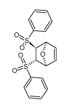 7-Oxabicyclo[2.2.1]hept-2-ene, 5,6-bis(phenylsulfonyl)-, (1R,4S,5S,6S)-rel- (9CI) 结构式