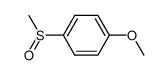 1-甲氧基-4-[(R)-甲基亚磺酰基]苯 结构式