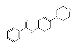 4-(4-吗啉基)-3-环己烯-1-醇 1-苯甲酸酯 结构式